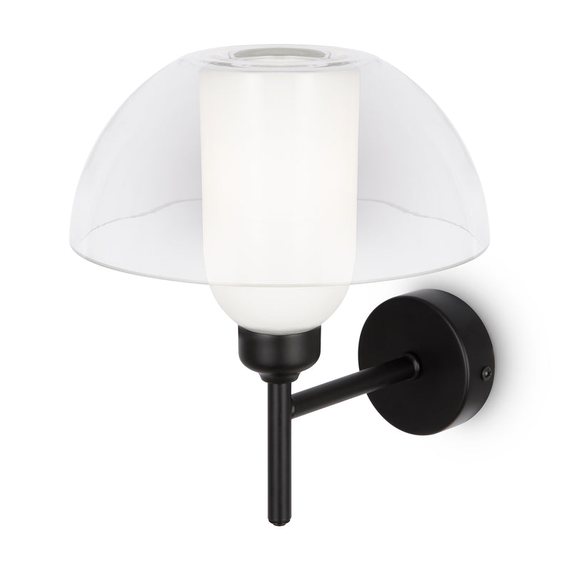 Maytoni Memory 1L wandkandelaarlamp, zwart E14 D 22cm