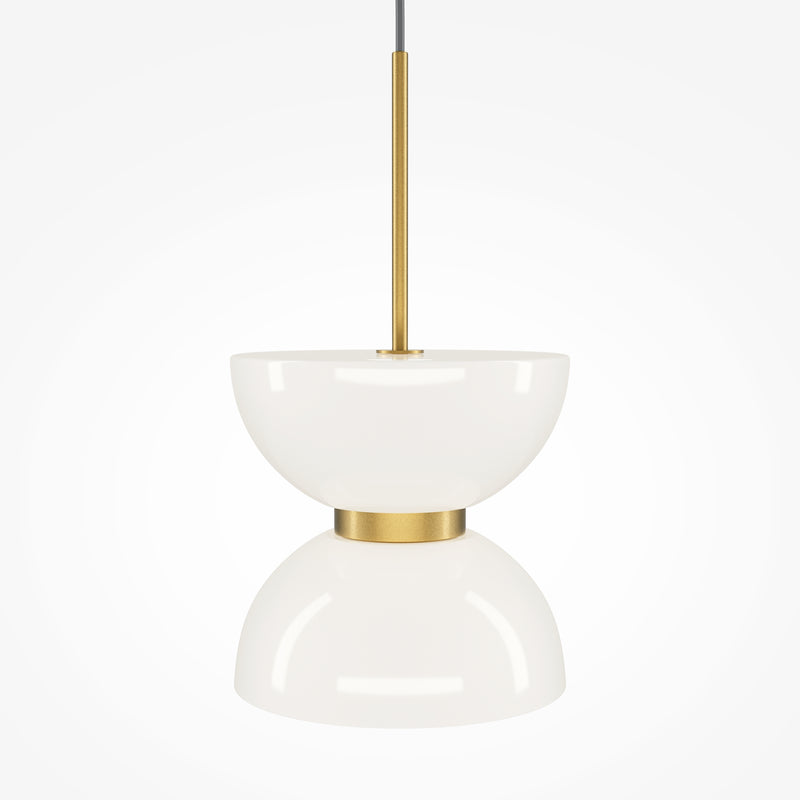 Maytoni Kyoto 1L pendant lamp, black LED D 22cm