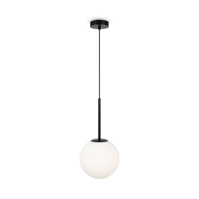 Maytoni Basisvorm 1L hanglamp, zwart E14 D 20cm