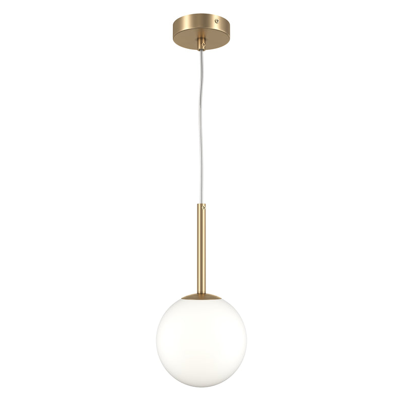 Maytoni Basic form 1L pendant lamp, gold E14 D 15cm