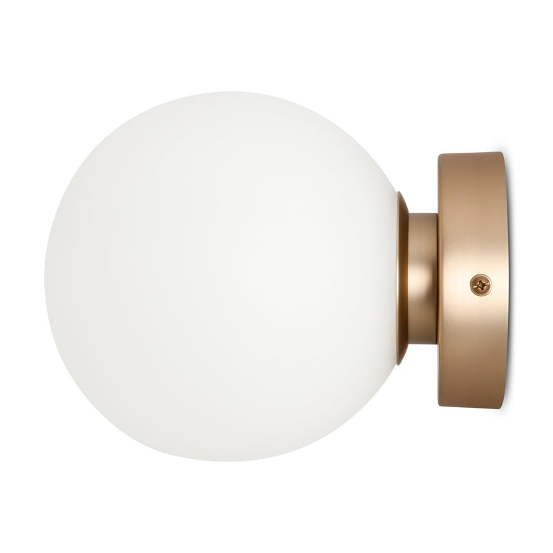 Maytoni Basic form 1L washer sconce lamp, gold E14 D 15cm