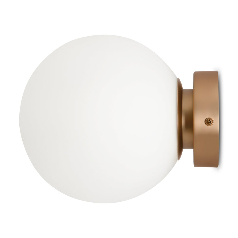 Maytoni Basic form 1L washer sconce lamp, gold E14 D 15cm