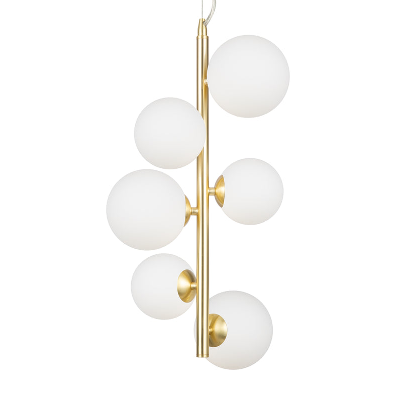 Maytoni Dallas 6L hanglamp, zwart G9 D 29cm