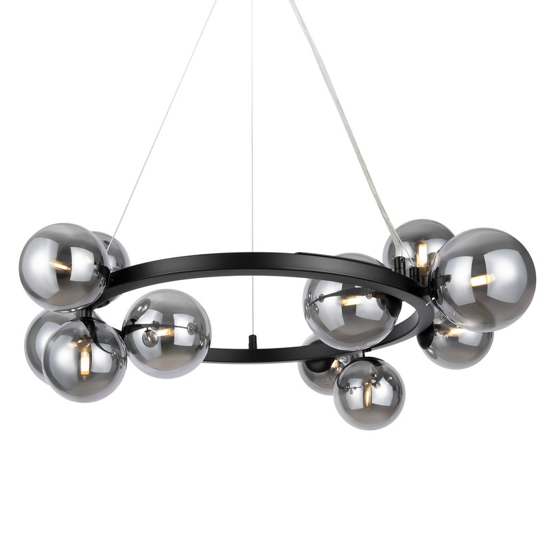 Maytoni Dallas 11L suspension, noire G9 D 67cm