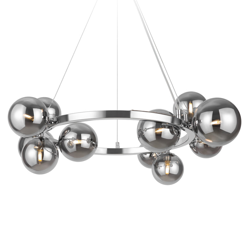 Maytoni Dallas 11L hanglamp, zwart G9 D 67cm