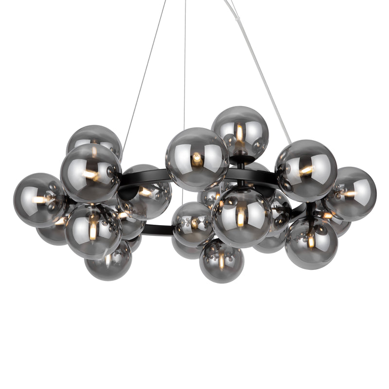 Lampadario Maytoni Dallas 25L, nero G9 P 69cm