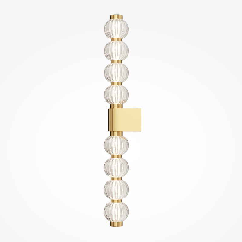 Maytoni Amulet 1L Wandleuchte, goldene LED, H 76 cm