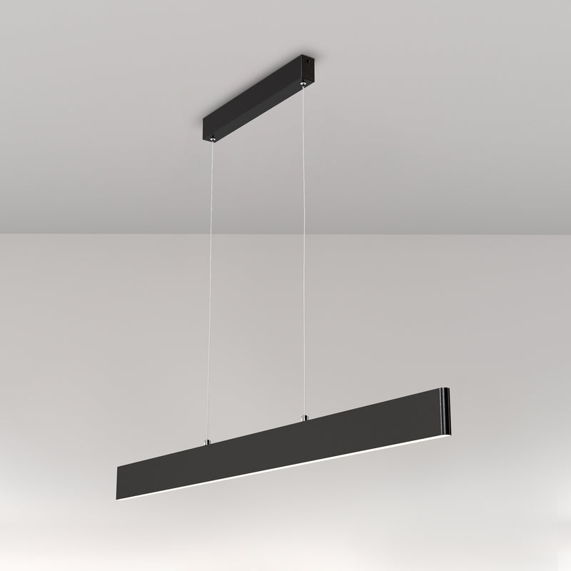 Maytoni Step 1L track lighting lamp, black LED H 8cm