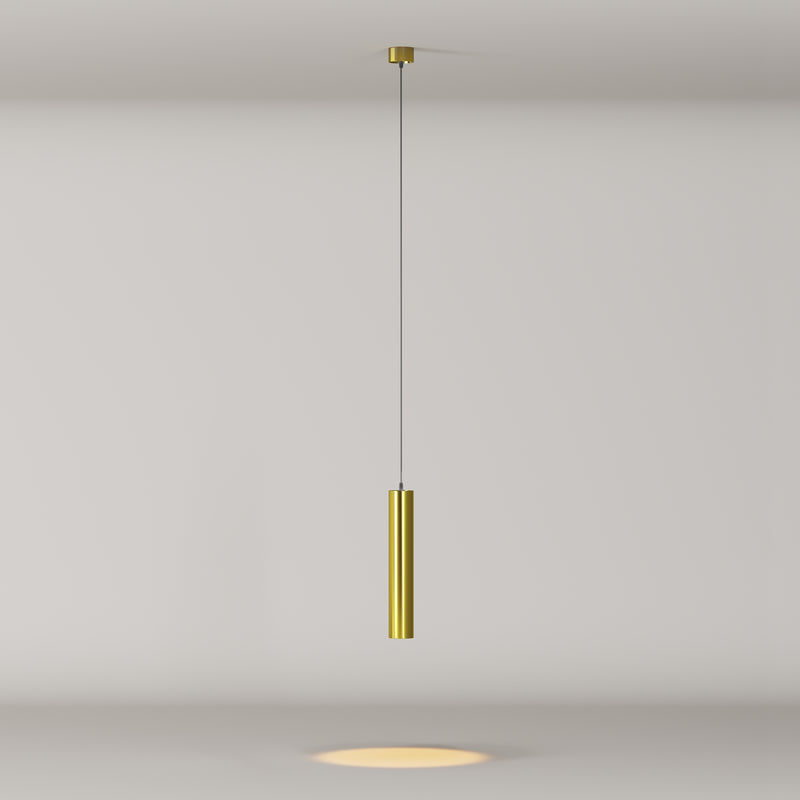 Maytoni Focus LED 1L pendant lamp, black LED D 5.2cm