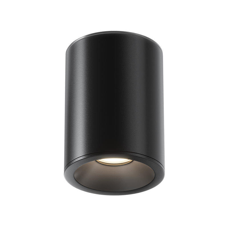 Maytoni Zoom 1L ceiling spotlight, black GU10 D 8.5cm