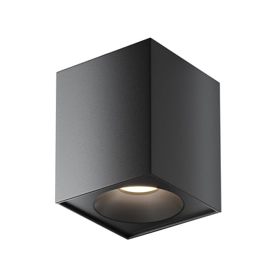 Maytoni Zoom 1L ceiling spotlight, black GU10 H 11.5cm