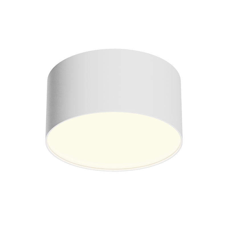 Maytoni Zon 1L flush mount ceiling lamp, white LED D 12cm