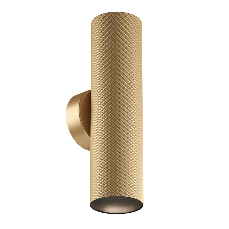 Maytoni Artisan 2L accent wall lamp, matt gold GU10 D 5.4cm