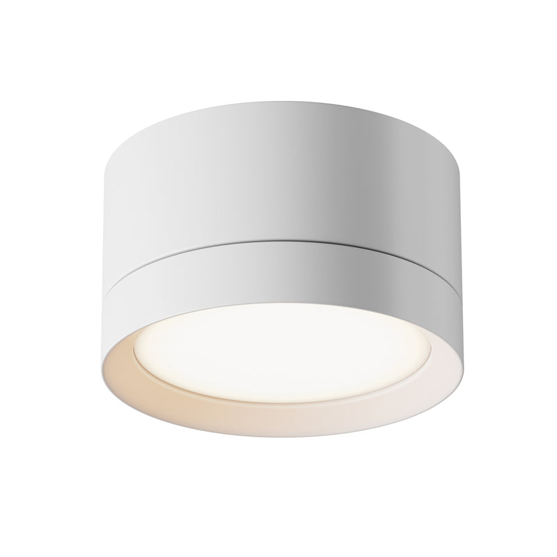 Maytoni Hoop 1L ceiling spotlight, white GX53 D 8.5cm