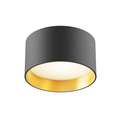 Maytoni Vega 1L ceiling spotlight, black LED D 12cm