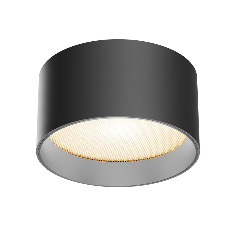 Maytoni Vega 1L ceiling spotlight, black LED D 14cm