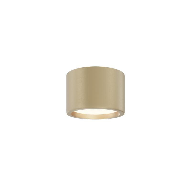 Maytoni Hydra 1L ceiling spotlight, matt gold LED D 10.5cm