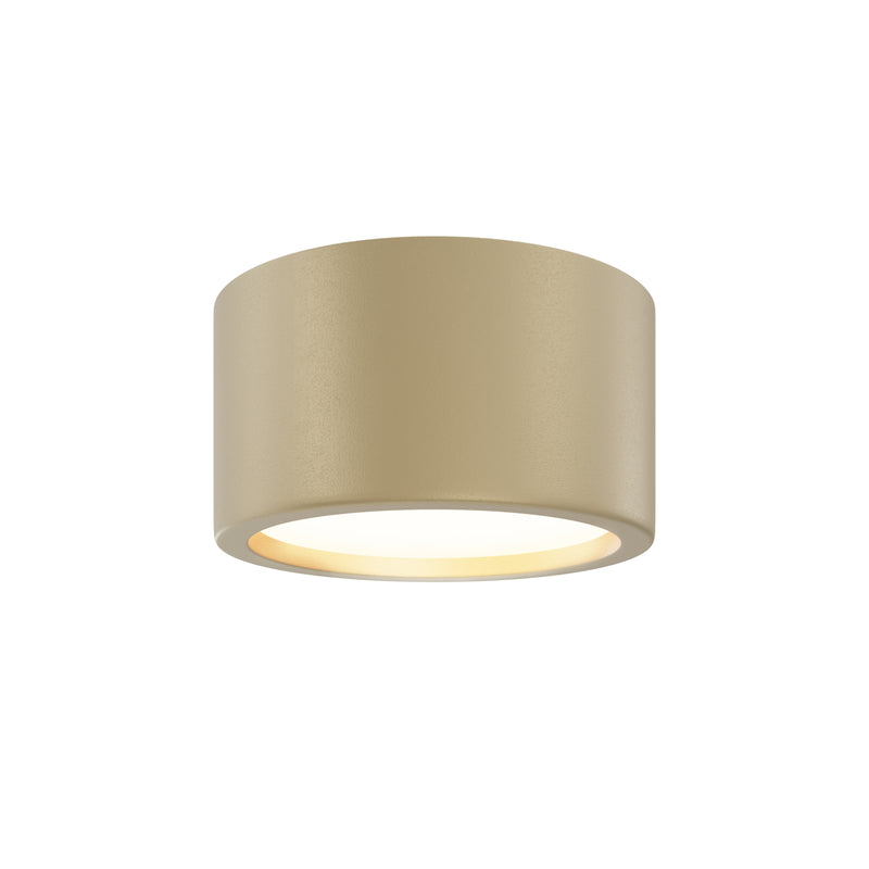 Maytoni Hydra 1L ceiling spotlight, matt gold LED D 17.6cm