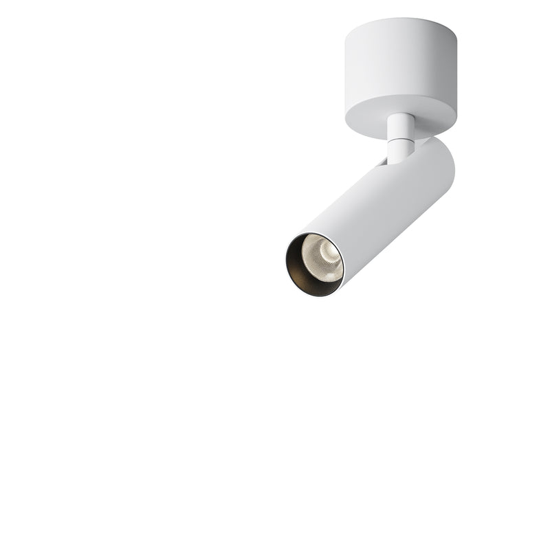 Maytoni Focus T 1L ceiling spotlight, white LED D 3cm