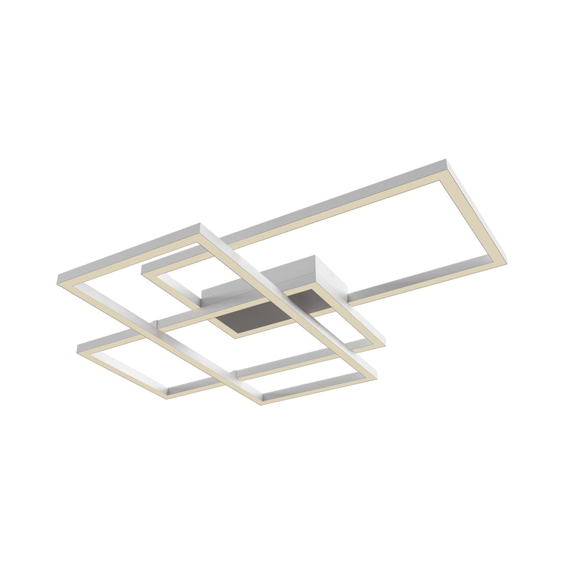 Maytoni Rida 3L ceiling lamp, white LED H 8cm