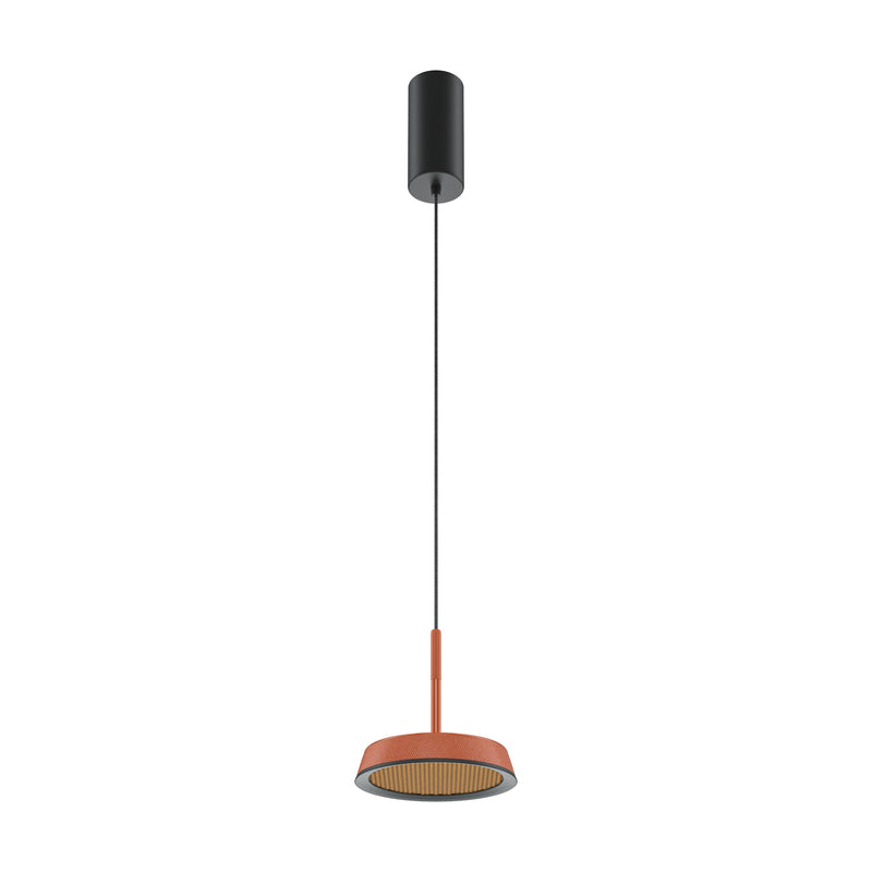 Maytoni El 1L pendant lamp, black LED D 15.3cm