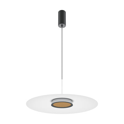 Maytoni El 1L pendant lamp, white LED D 50cm