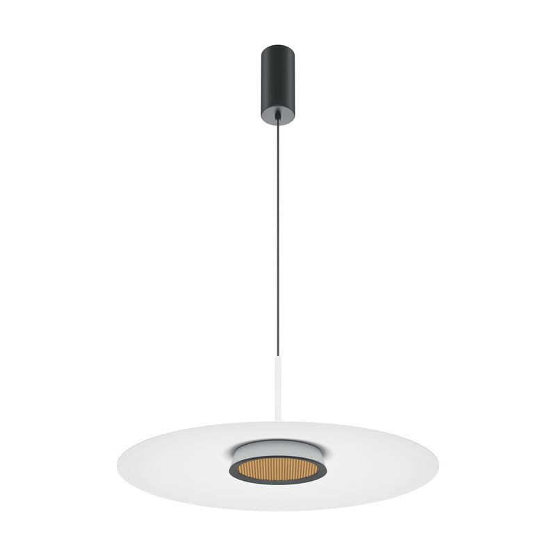 Maytoni El 1L pendant lamp, white LED D 50cm