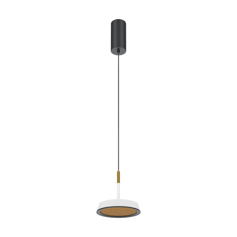 Maytoni El 1L pendant lamp, white LED D 15.3cm