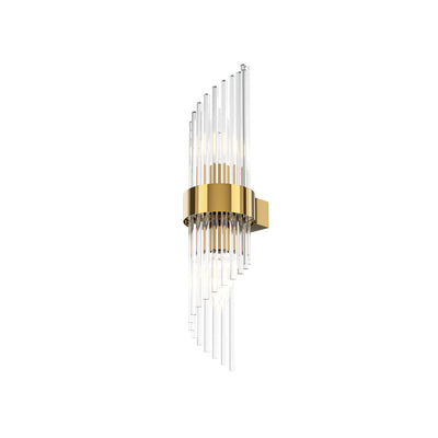 Maytoni Frame 2L wall sconce lamp, gold E14 H 46.2cm