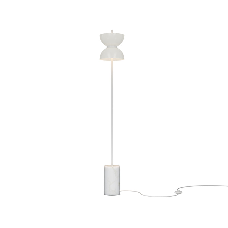 Maytoni Kyoto 1L floor lamp, white LED D 22cm