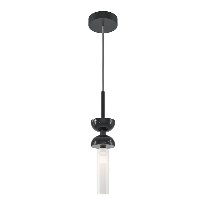 Maytoni Kyoto 1L pendant lamp, black G9 D 10cm