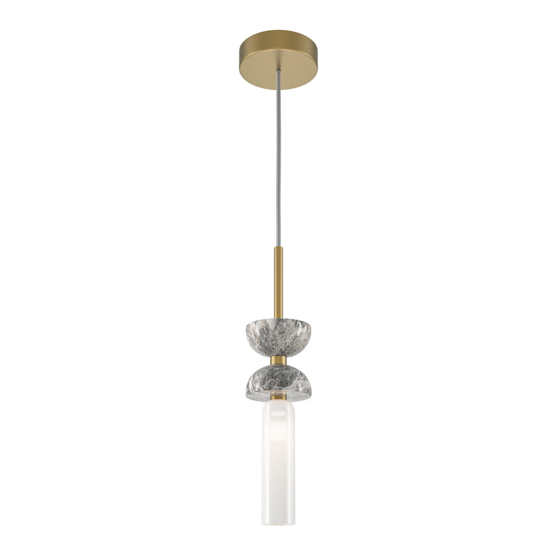 Maytoni Kyoto 1L pendant lamp, gold G9 D 10cm