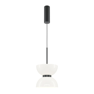 Maytoni Kyoto 1L pendant lamp, black LED D 22cm