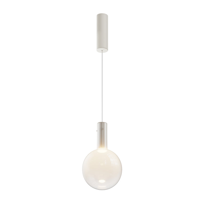 Maytoni Nebula 1L pendant lamp, white LED D 20cm