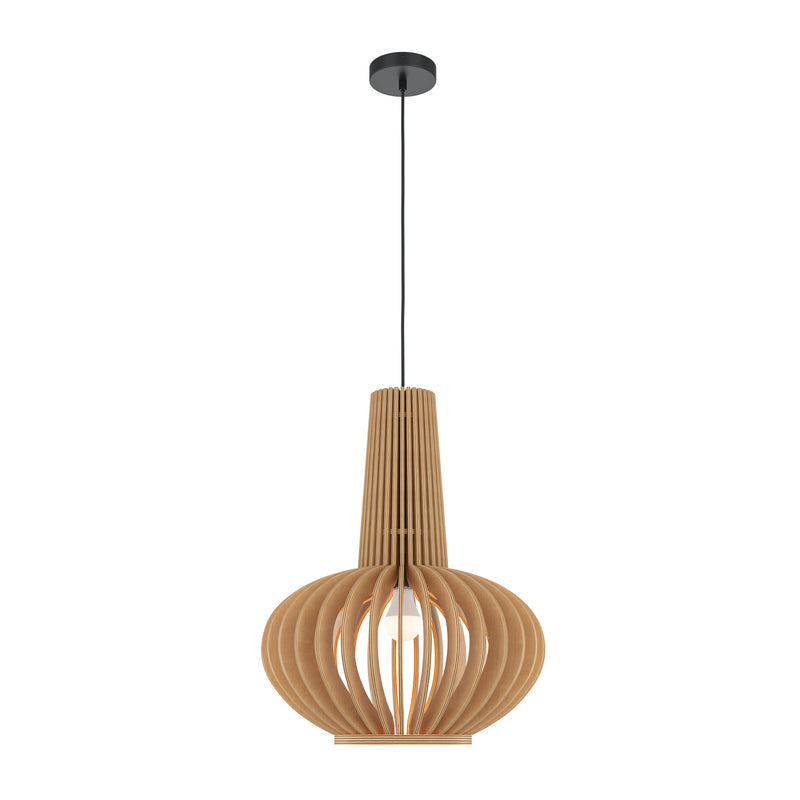 Maytoni Roots 1L pendant lamp, black E27 D 35cm