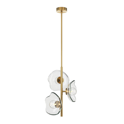 Maytoni Miracle 3L pendant lamp, brass G9 D 31cm