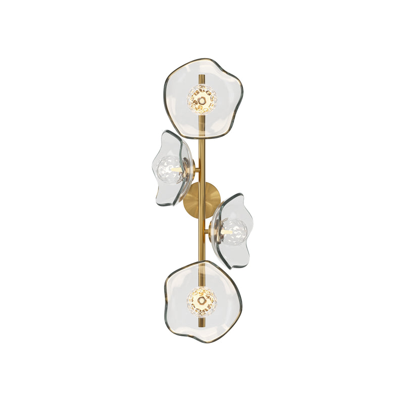 Maytoni Miracle 4L wall sconce lamp, brass G9 H 71cm