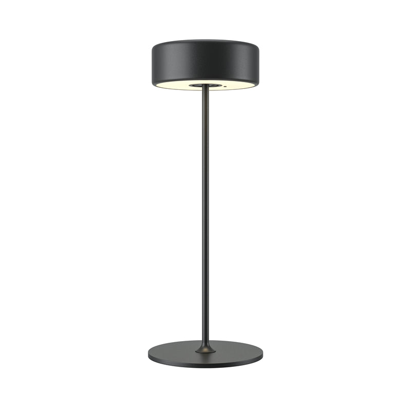 Maytoni AI Collaboration 1L table lamp, black LED D 12cm