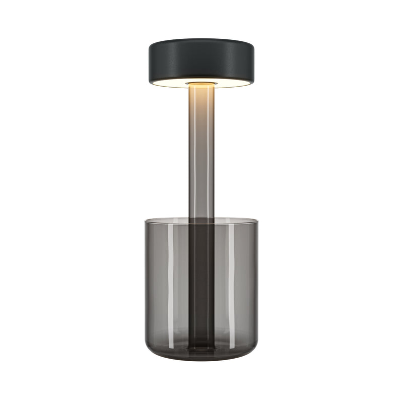 Maytoni AI Collaboration 1L table lamp, grey LED D 12cm