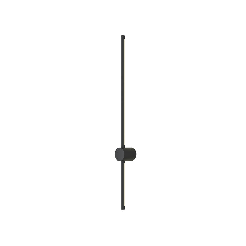 Maytoni Light stick 1L wall sconce lamp, black LED H 90cm