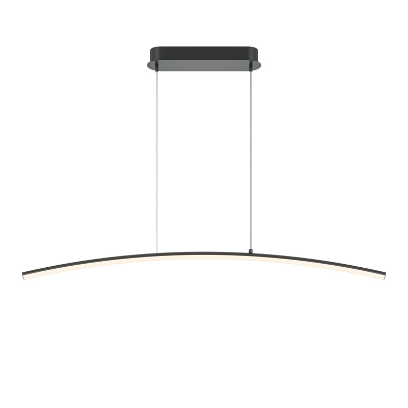 Maytoni Light Reflection 1L track lighting lamp, black LED H 305.7cm