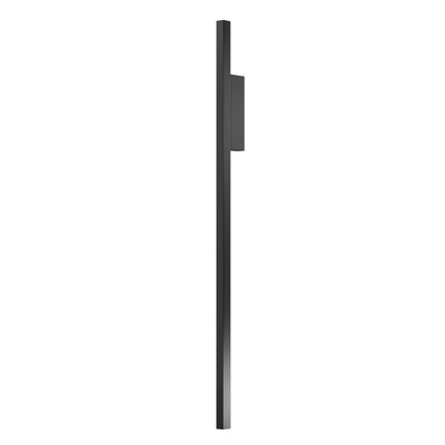 Maytoni Halo 1L wall sconce lamp, black LED H 86cm