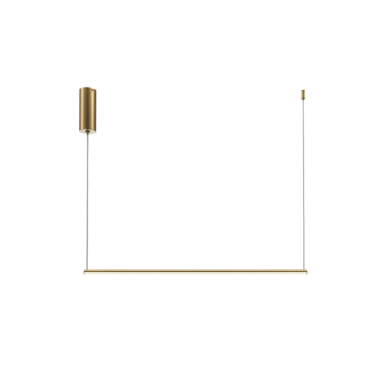 Maytoni Halo 1L track lighting lamp, brass LED H 316.7cm