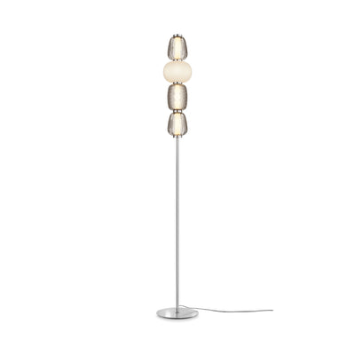 Maytoni Pattern 1L floor lamp, chrome LED D 25cm