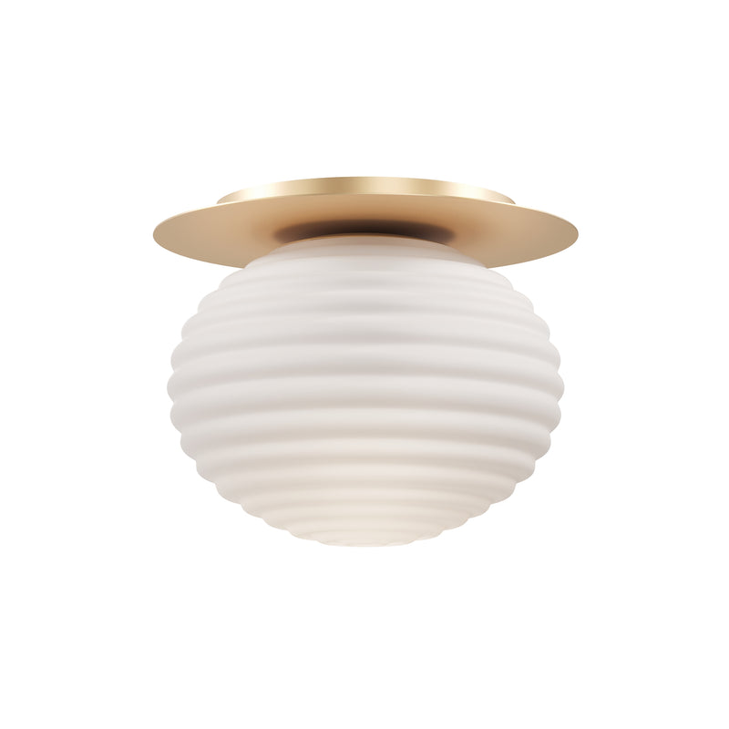 Maytoni Reels 1L ceiling lamp, gold E27 D 35cm