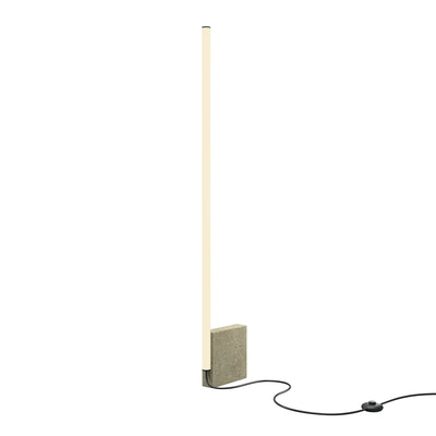 Maytoni Solid 1L floor lamp, grey LED H 128.2cm