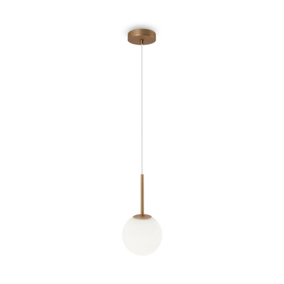 Maytoni Basic form 1L pendant lamp, gold E14 D 15cm