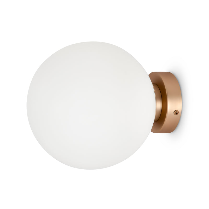 Maytoni Basic form 1L washer sconce lamp, gold E14 D 20cm