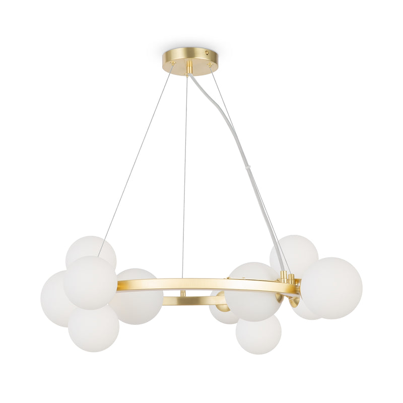 Maytoni Dallas 11L pendant lamp, gold G9 D 67cm