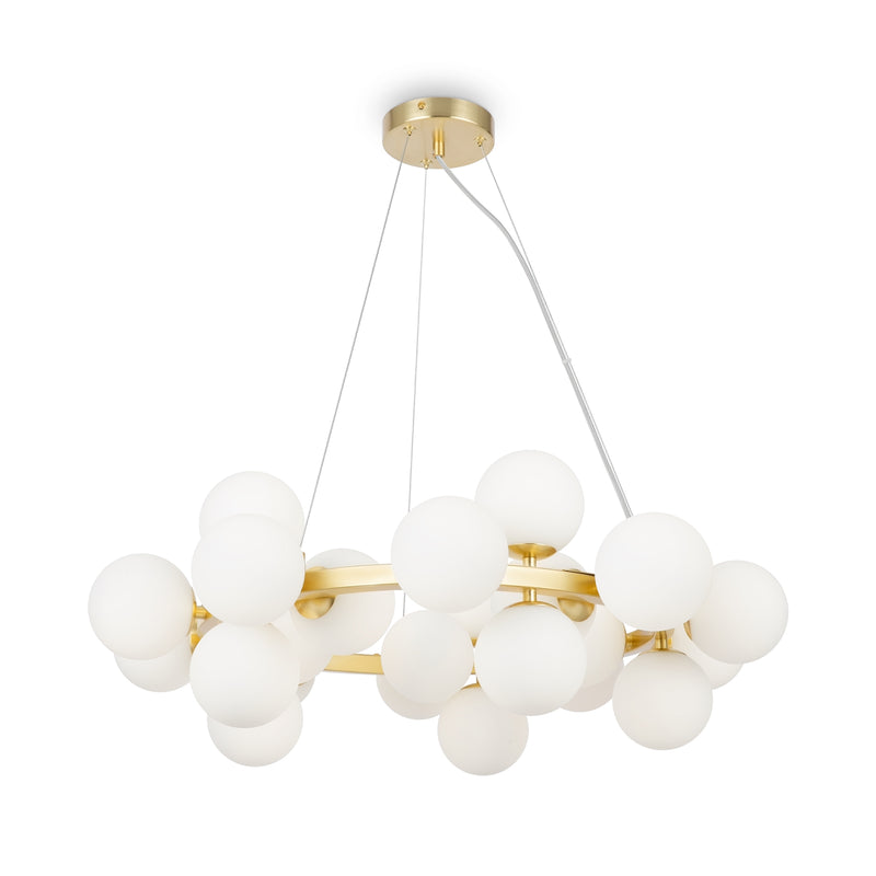 Maytoni Dallas 25L chandelier, gold G9 D 69cm